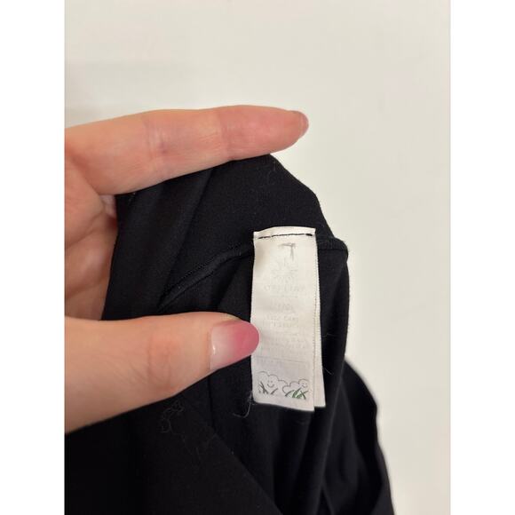 OFFLINE By Aerie Leggings Women Large Real Me High Waisted Crossover Flare Black - Picture 4 of 5